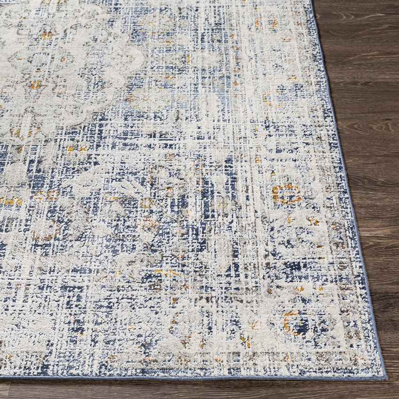 Loobrink Modern Dark Blue Area Rug