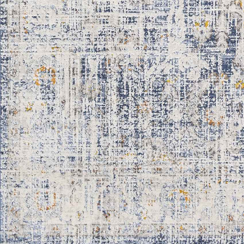 Loobrink Modern Dark Blue Area Rug