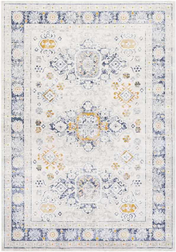 Looveer Traditional Light Gray Area Rug