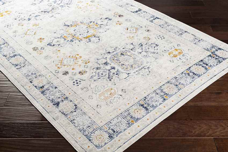 Looveer Traditional Light Gray Area Rug