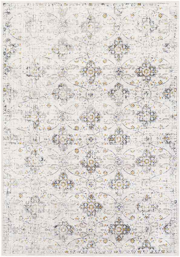 Manen Traditional Light Gray Area Rug