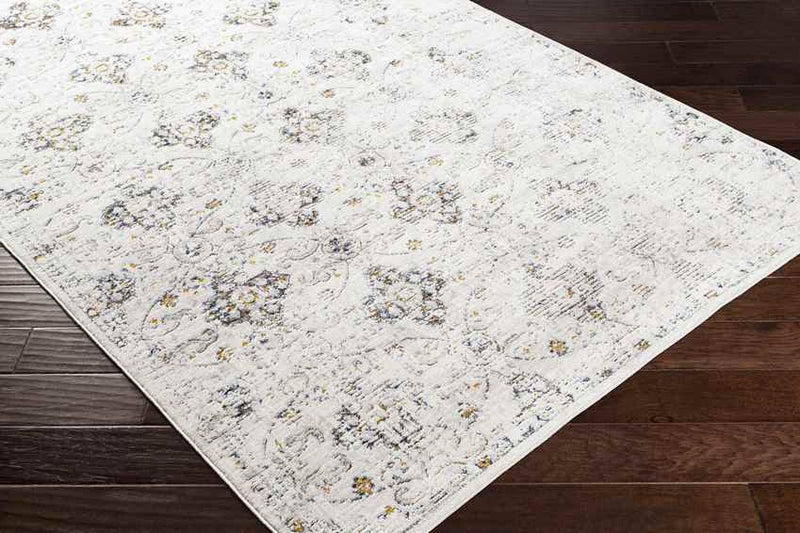 Manen Traditional Light Gray Area Rug