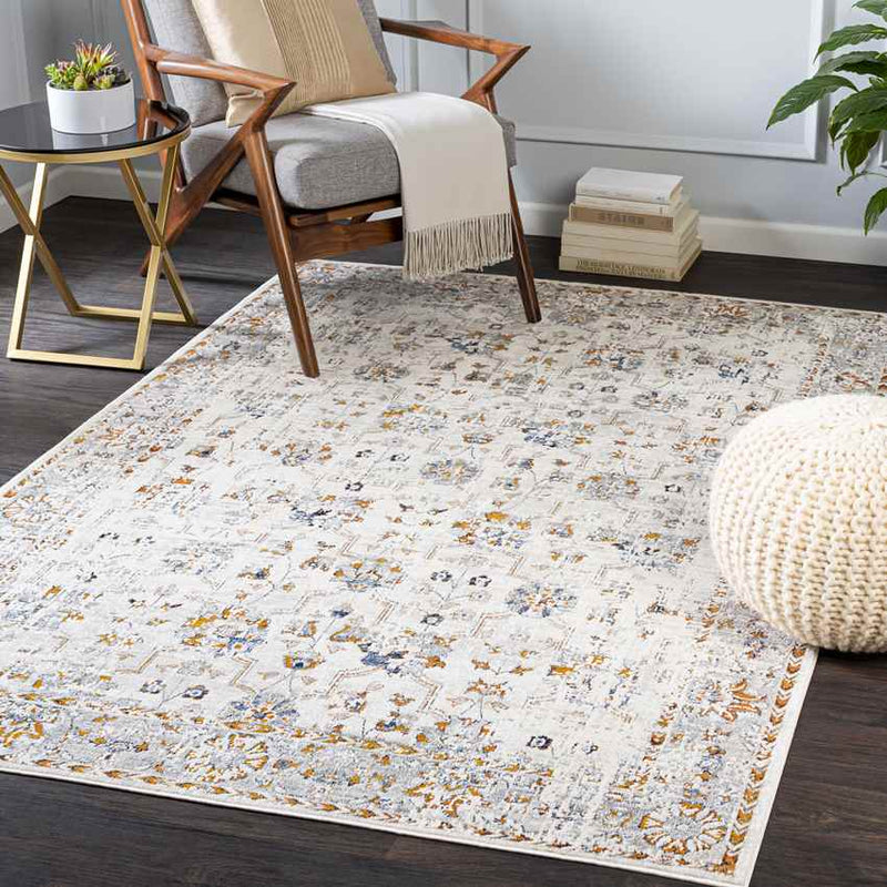 Mark Traditional Light Gray Area Rug