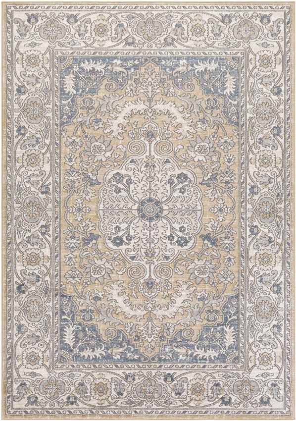 Ingen Traditional Medium Gray Area Rug