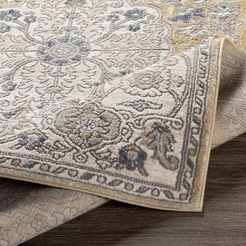 Ingen Traditional Medium Gray Area Rug