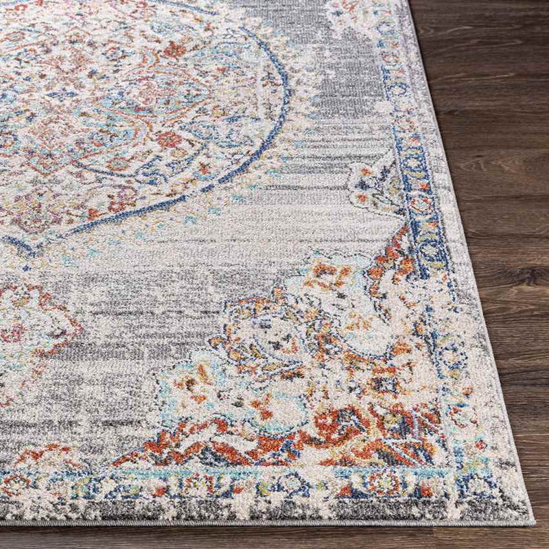 Kreel Traditional Charcoal Area Rug