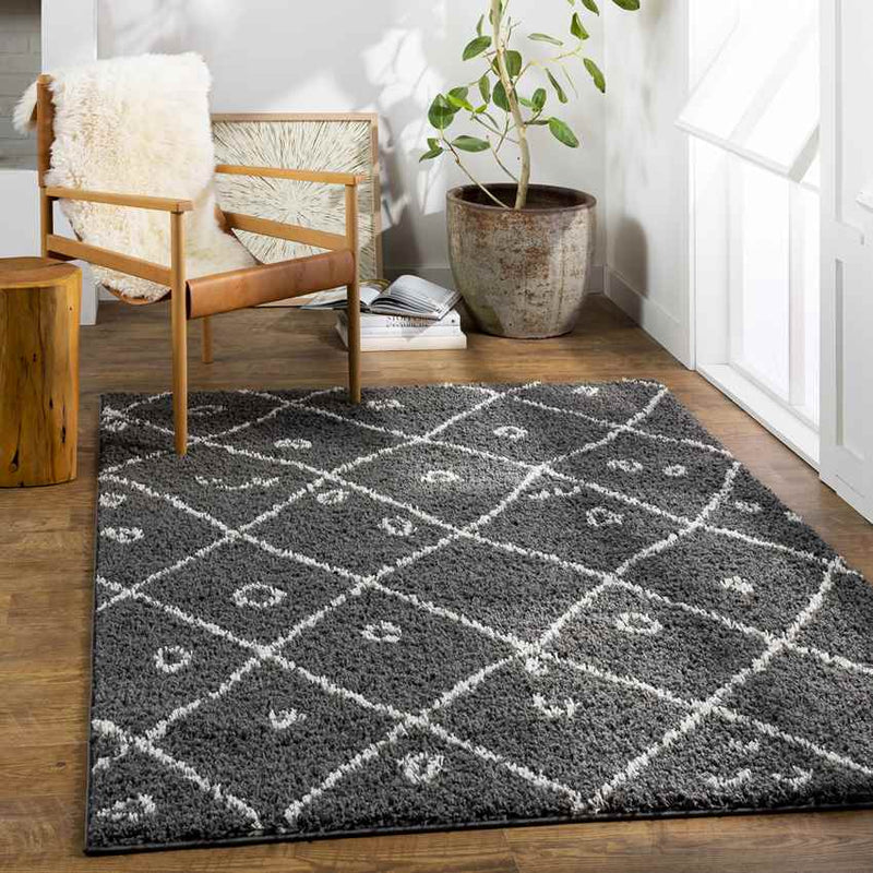 Harreveld Global Charcoal Area Rug