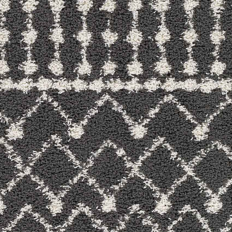 Uitdam Global Black Area Rug