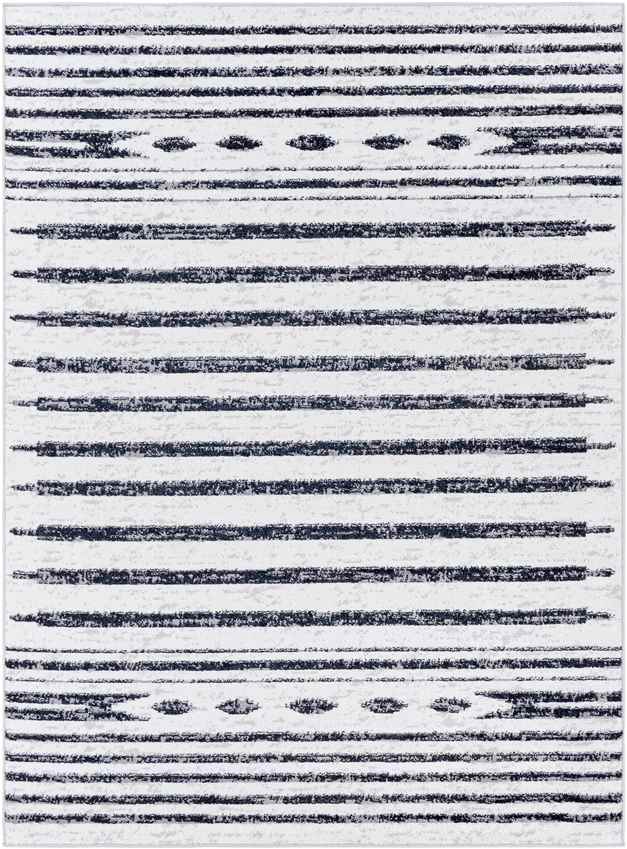 Dirkshorn Modern White Area Rug