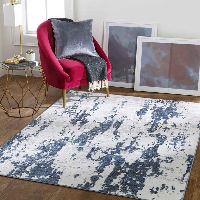 Elft Modern Ice Blue Area Rug