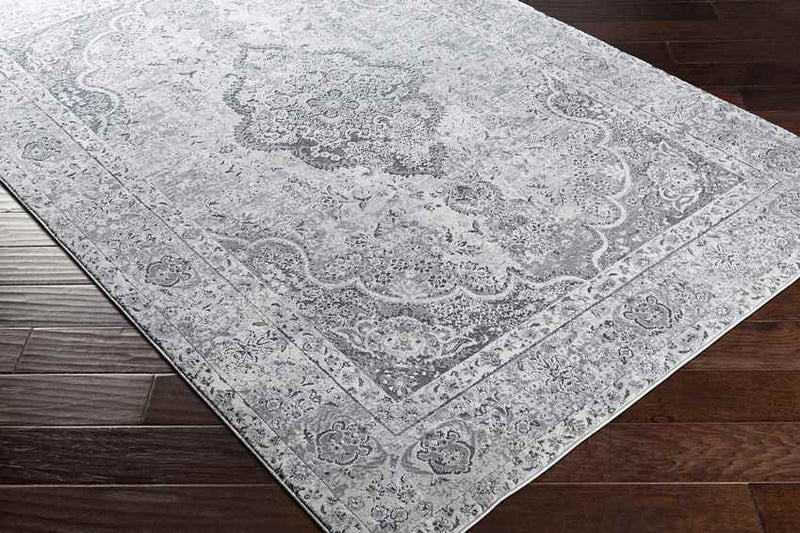 Groet Traditional Medium Gray Area Rug