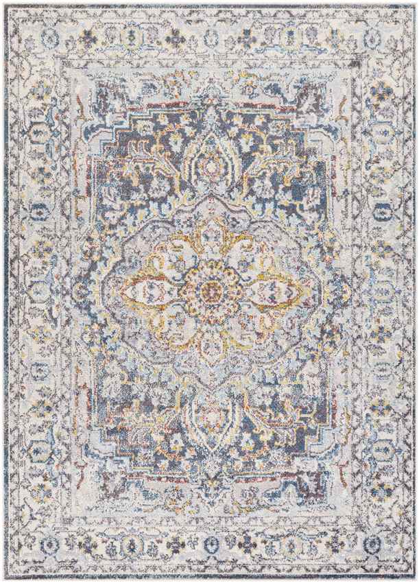 Hauwert Traditional Light Gray Area Rug