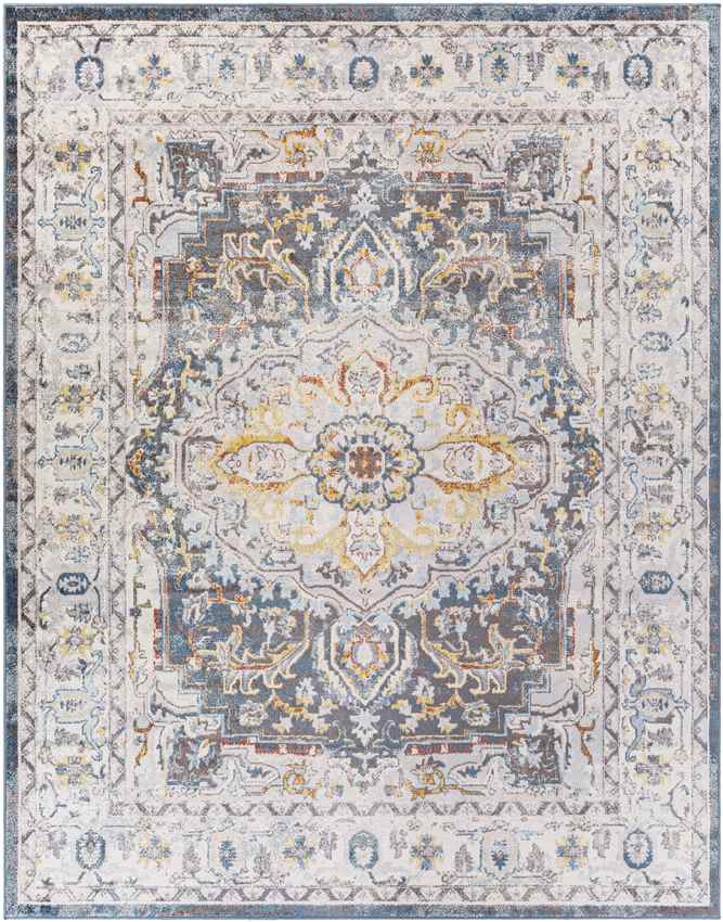 Hauwert Traditional Light Gray Area Rug