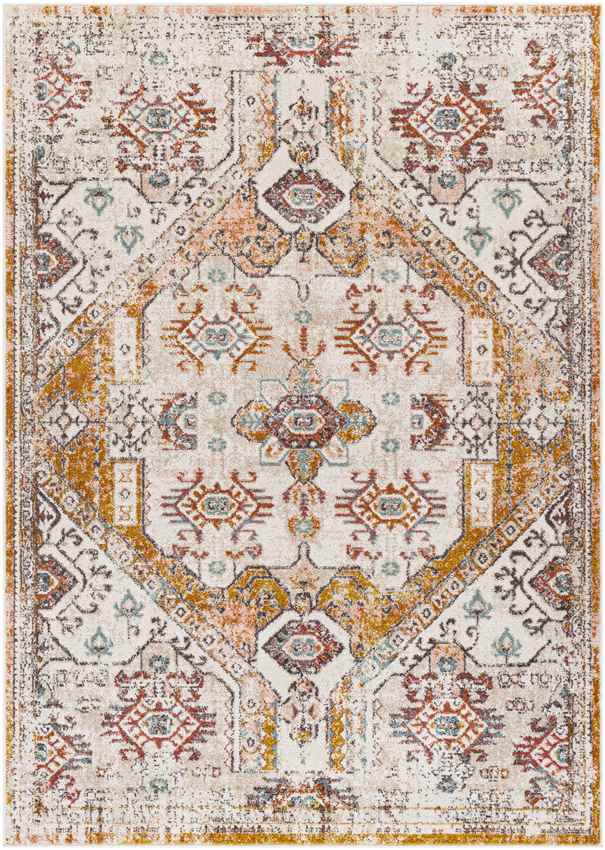 Heemskerk Traditional Burnt Orange Area Rug