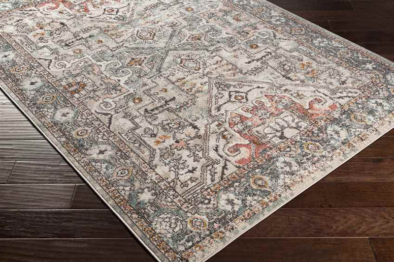 Heiloo Traditional Brick Area Rug