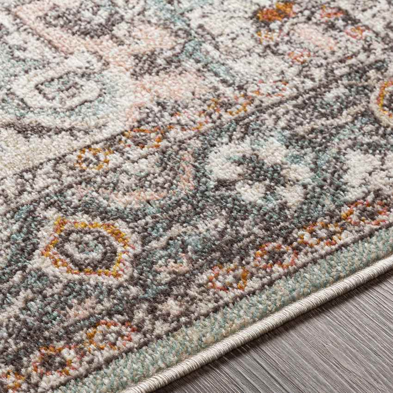 Heiloo Traditional Brick Area Rug