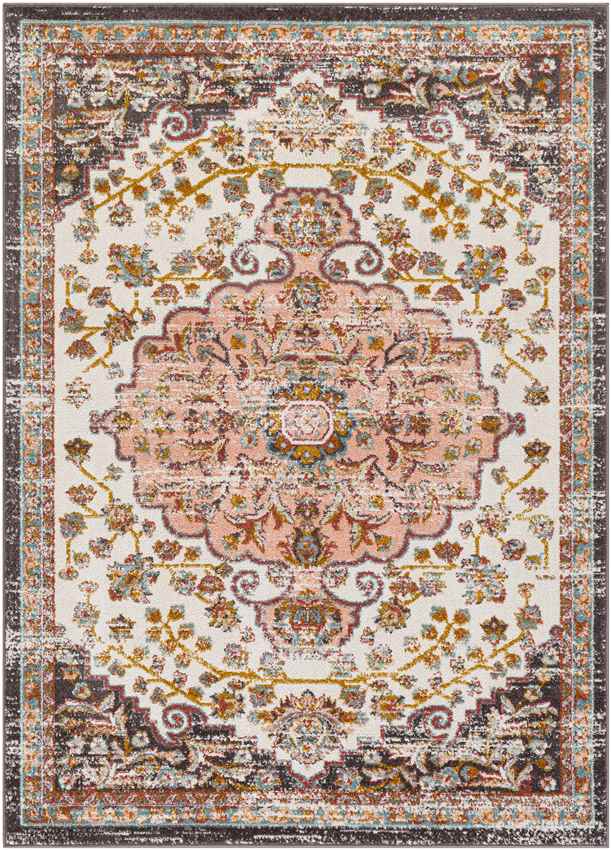 Hensbroek Traditional Brick Area Rug