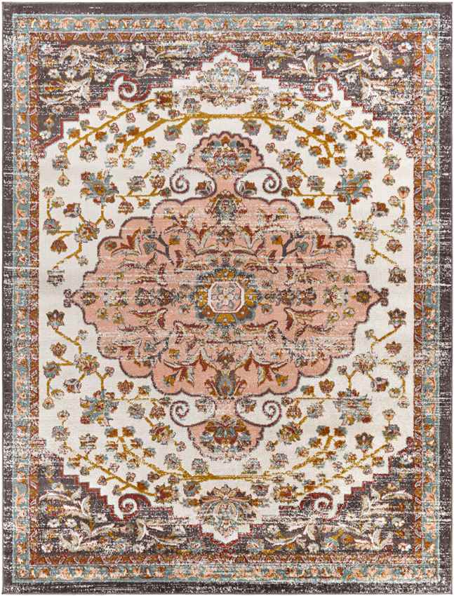 Hensbroek Traditional Brick Area Rug