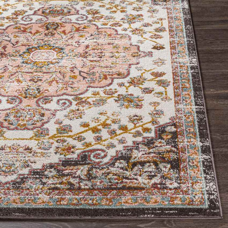 Hensbroek Traditional Brick Area Rug