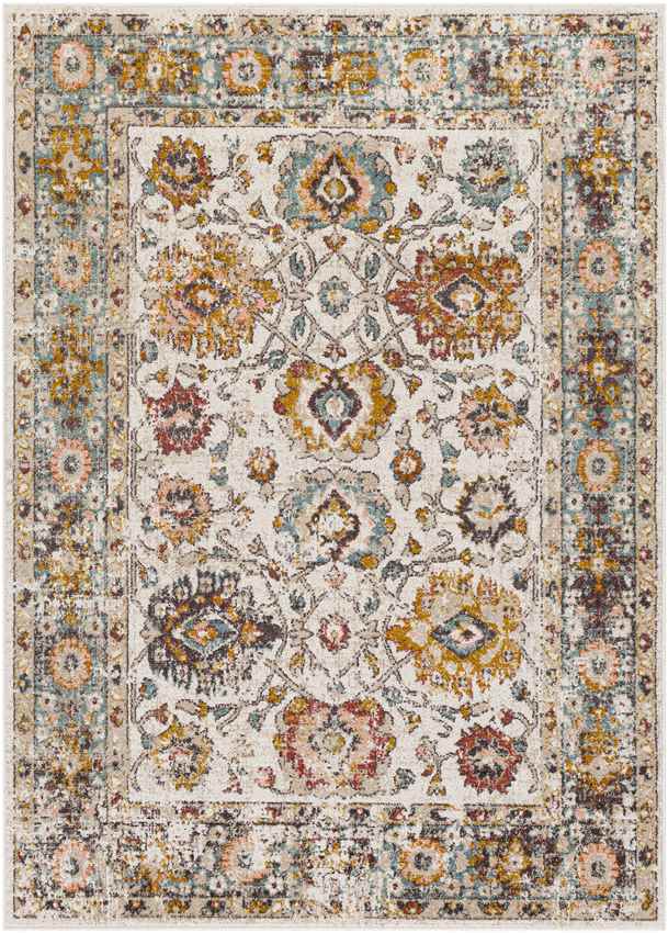 Hinderdam Traditional Brick Area Rug