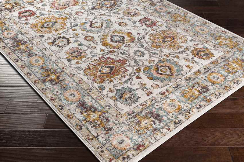 Hinderdam Traditional Brick Area Rug