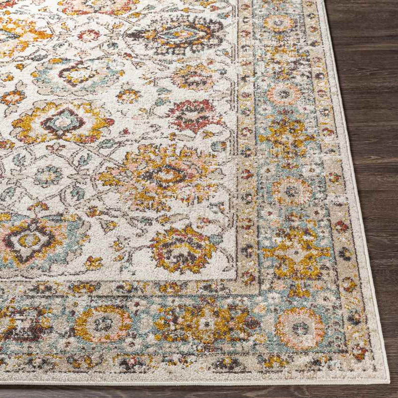 Hinderdam Traditional Brick Area Rug