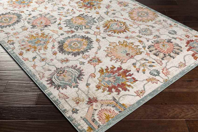 Hobrede Traditional Brick Area Rug