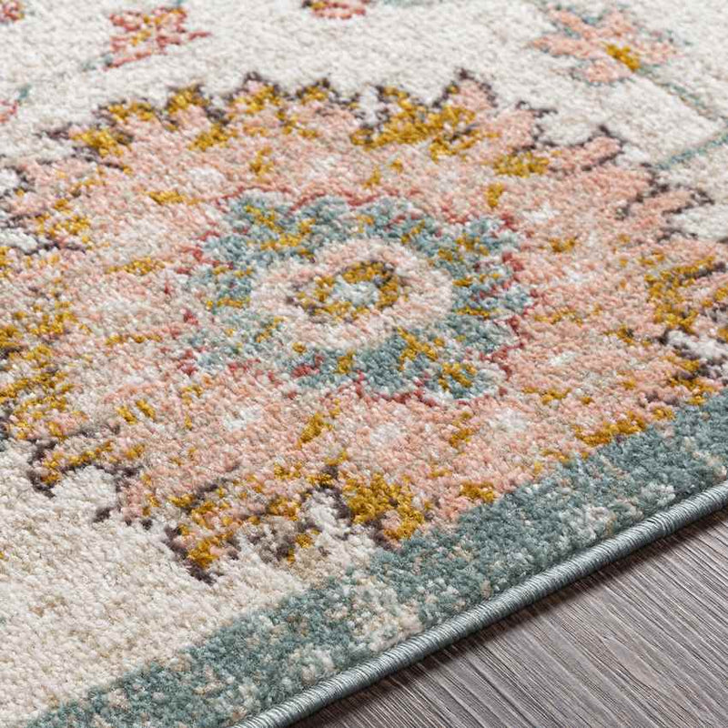 Hobrede Traditional Brick Area Rug