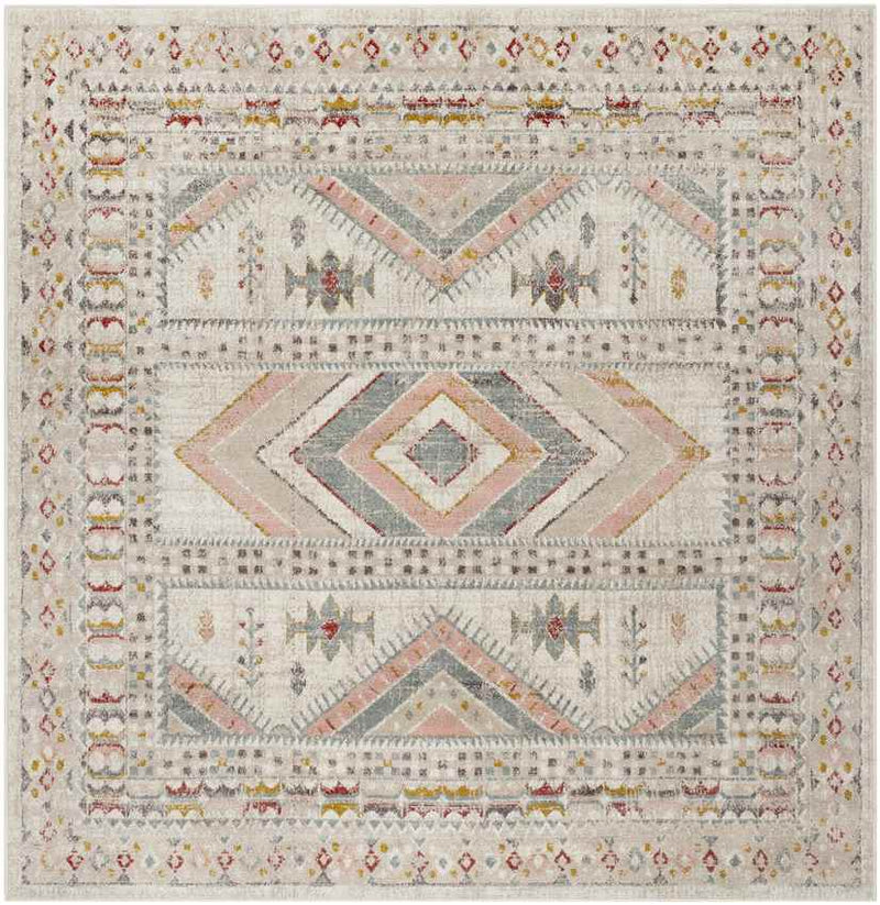 Hollebalg Traditional Brick Area Rug