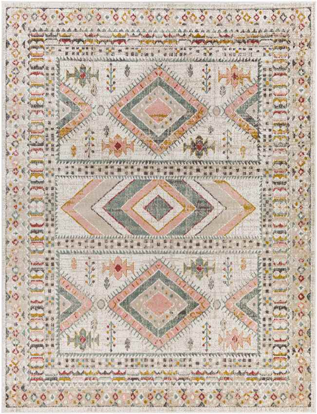 Hollebalg Traditional Brick Area Rug