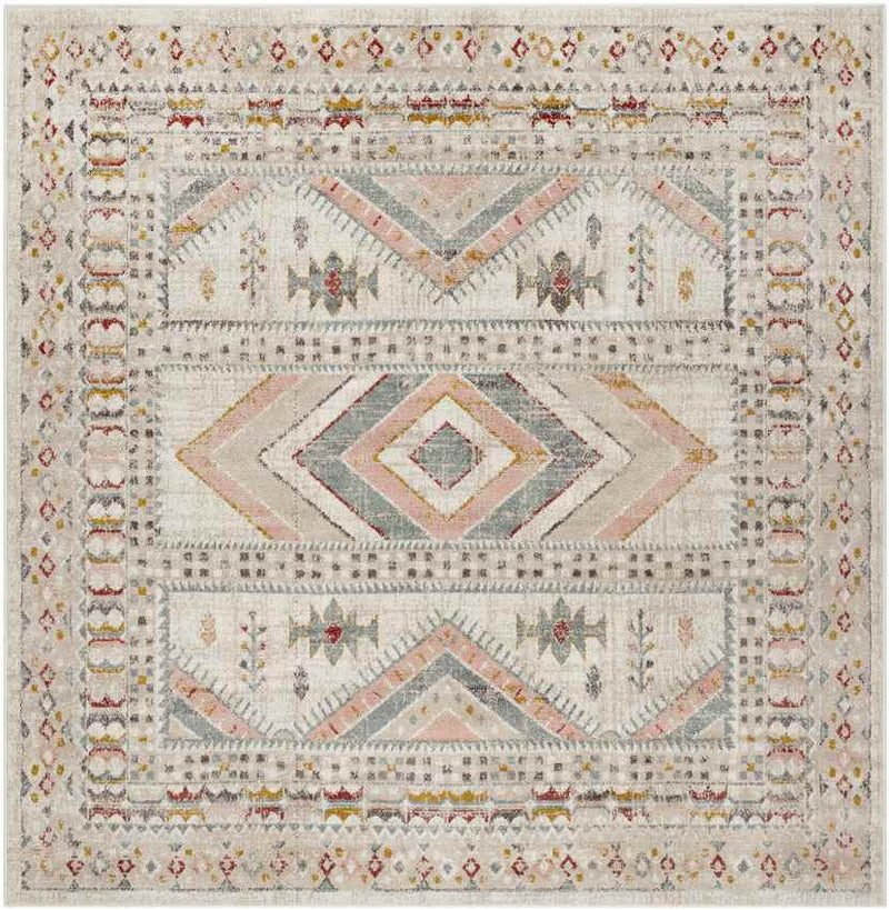 Hollebalg Traditional Brick Area Rug