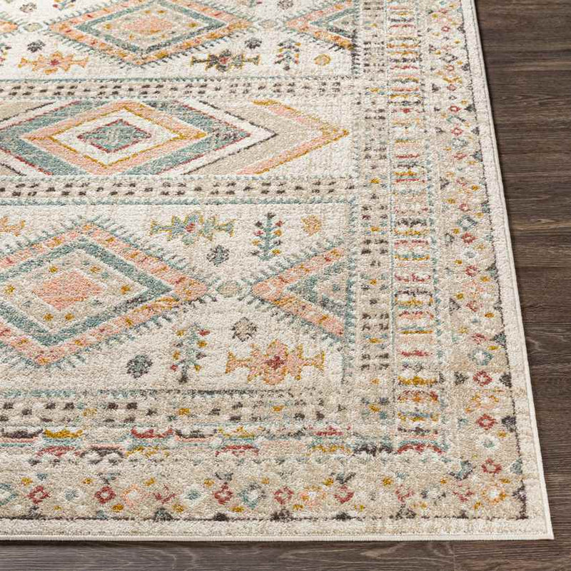 Hollebalg Traditional Brick Area Rug