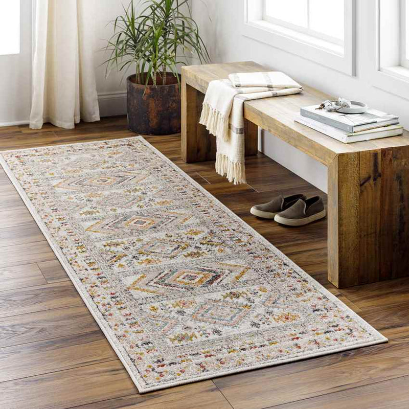 Hollebalg Traditional Brick Area Rug