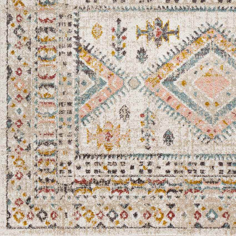 Hollebalg Traditional Brick Area Rug