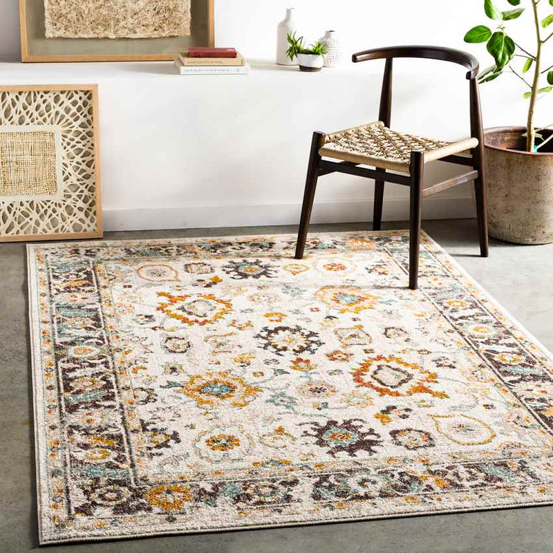 Hoogwoud Traditional Ivory Area Rug