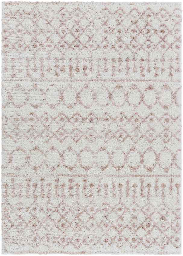 Huizen Global Pale Pink Area Rug