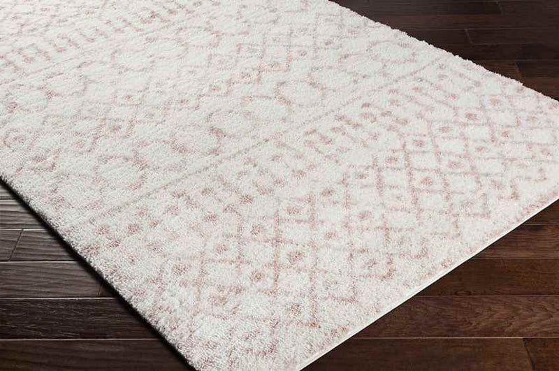 Huizen Global Pale Pink Area Rug