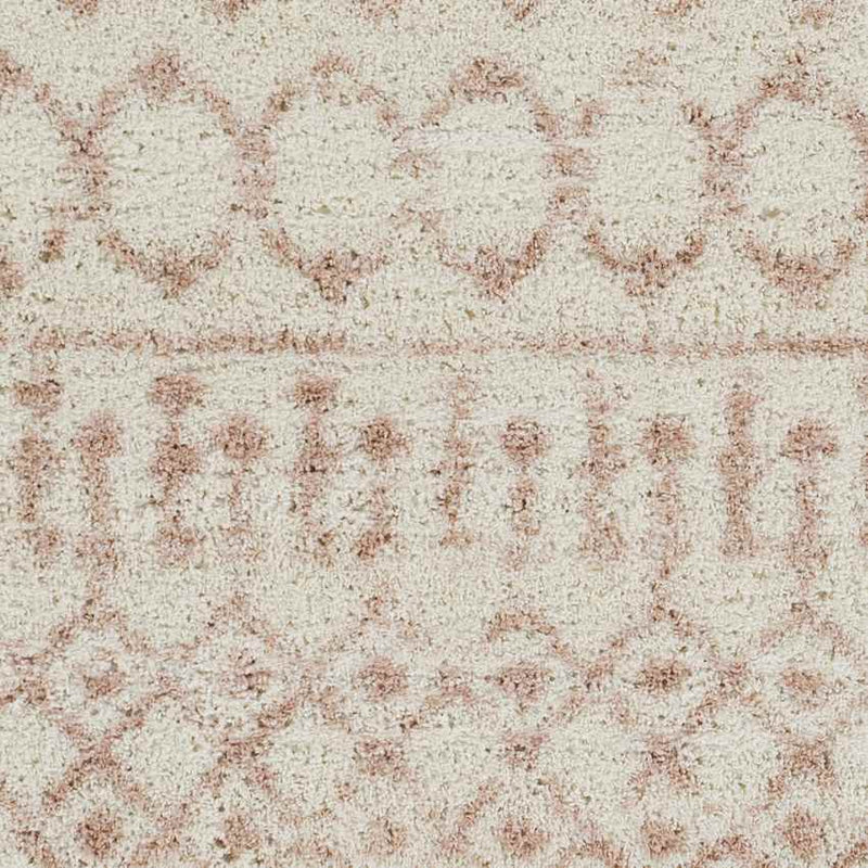 Huizen Global Pale Pink Area Rug