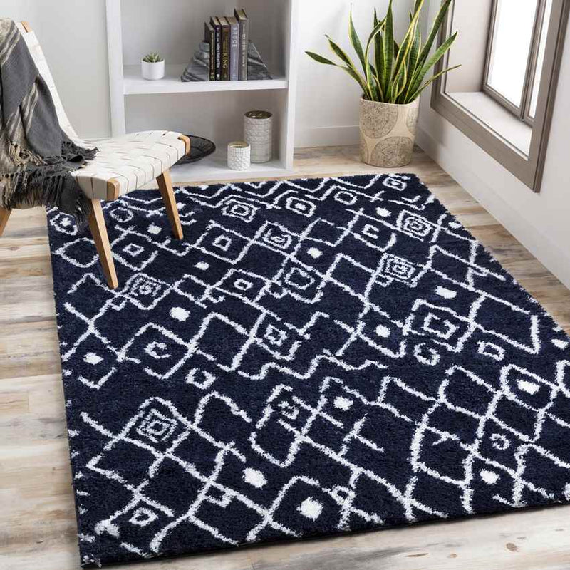 Kolhorn Global Dark Blue Area Rug