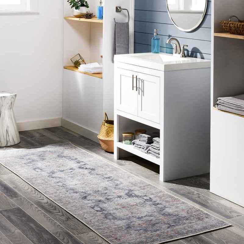 Landsmeer Traditional Butter Washable Area Rug