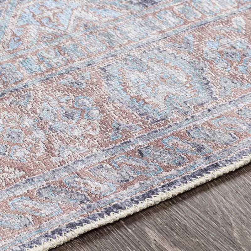 Landsmeer Traditional Butter Washable Area Rug