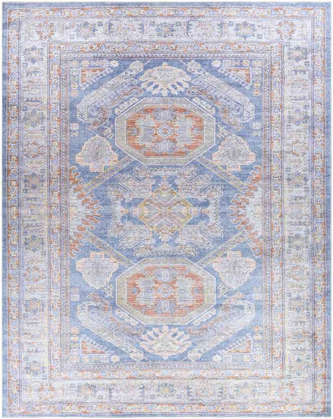 Langereis Traditional Khaki Washable Area Rug