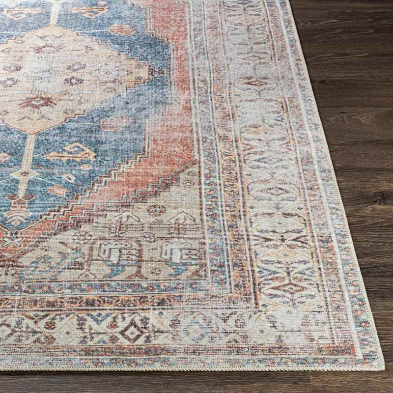 Kwadijk Traditional Wheat Washable Area Rug