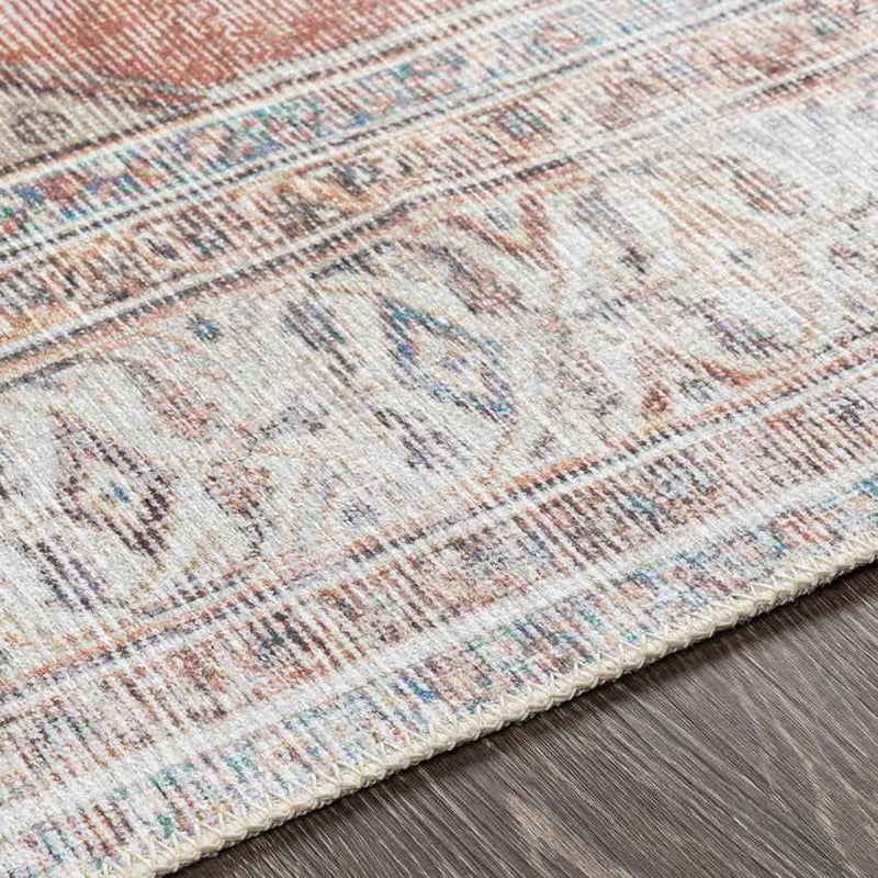 Kwadijk Traditional Wheat Washable Area Rug