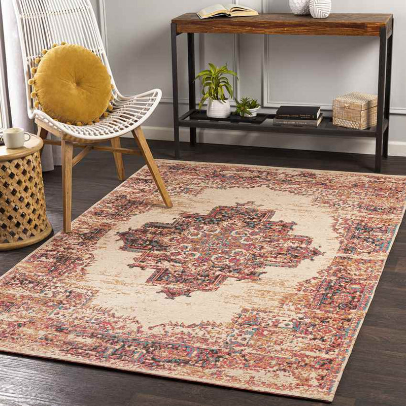 Naarden Traditional Camel Area Rug