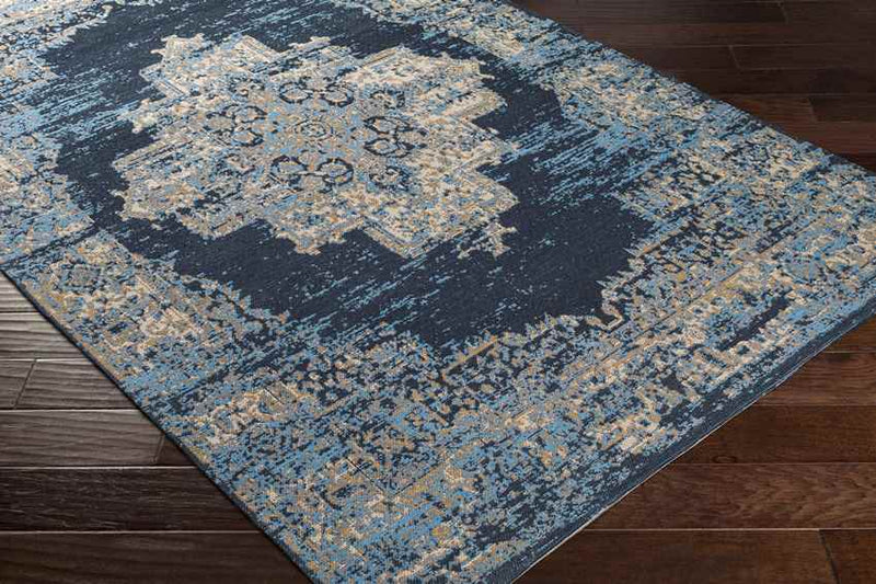 Naarden Traditional Navy Area Rug