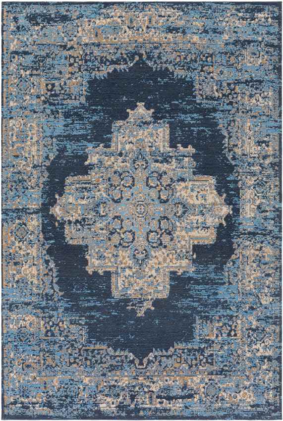 Naarden Traditional Navy Area Rug