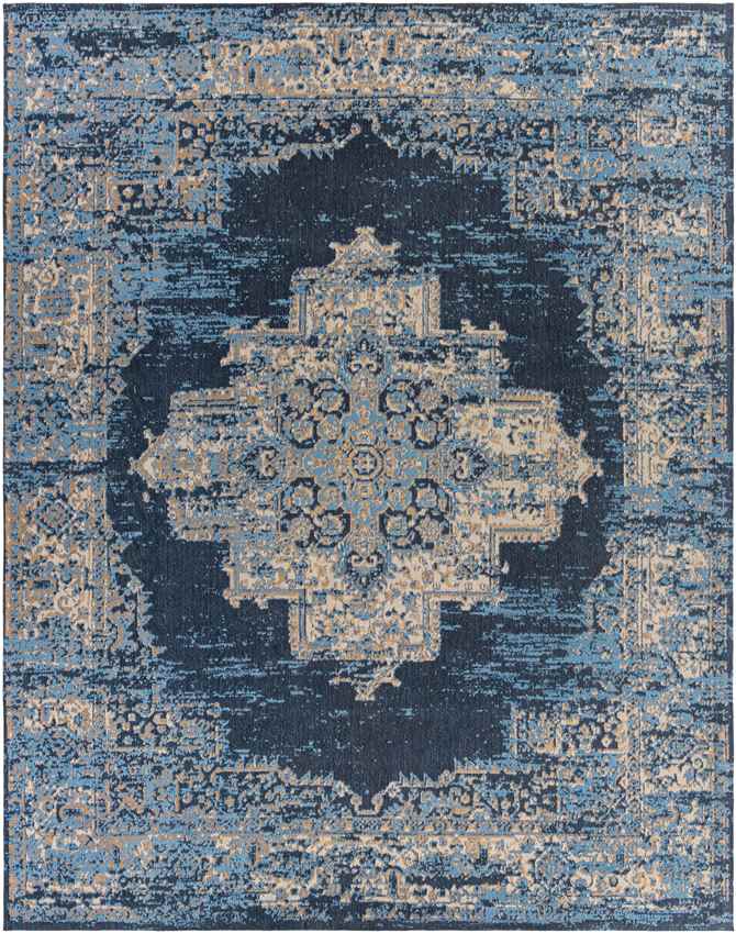 Naarden Traditional Navy Area Rug