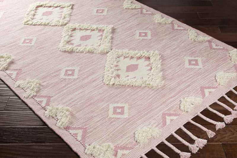 Djab Global Pale Pink Area Rug