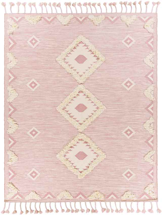 Djab Global Pale Pink Area Rug